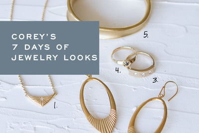 Corey's Seven Days of Jewelry Looks