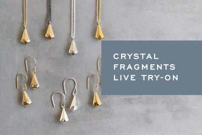Live Try-On: Crystal Fragment Earrings and Necklaces