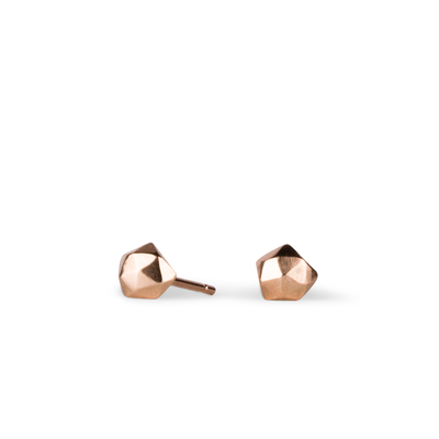 Rose Gold Micro Fragment Stud Earrings by Corey Egan alternate view