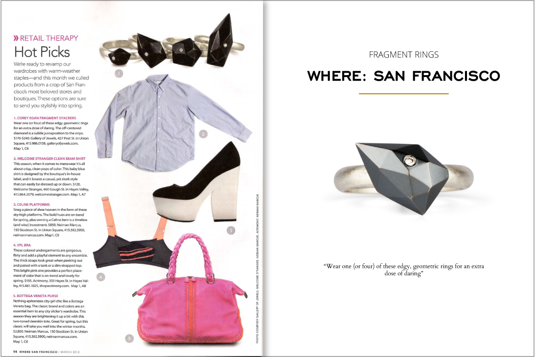 Corey Egan Fragment Rings in Where San Francisco 2012