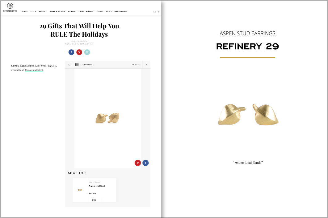 Corey Egan Aspen Studs on Refinery 29 2014