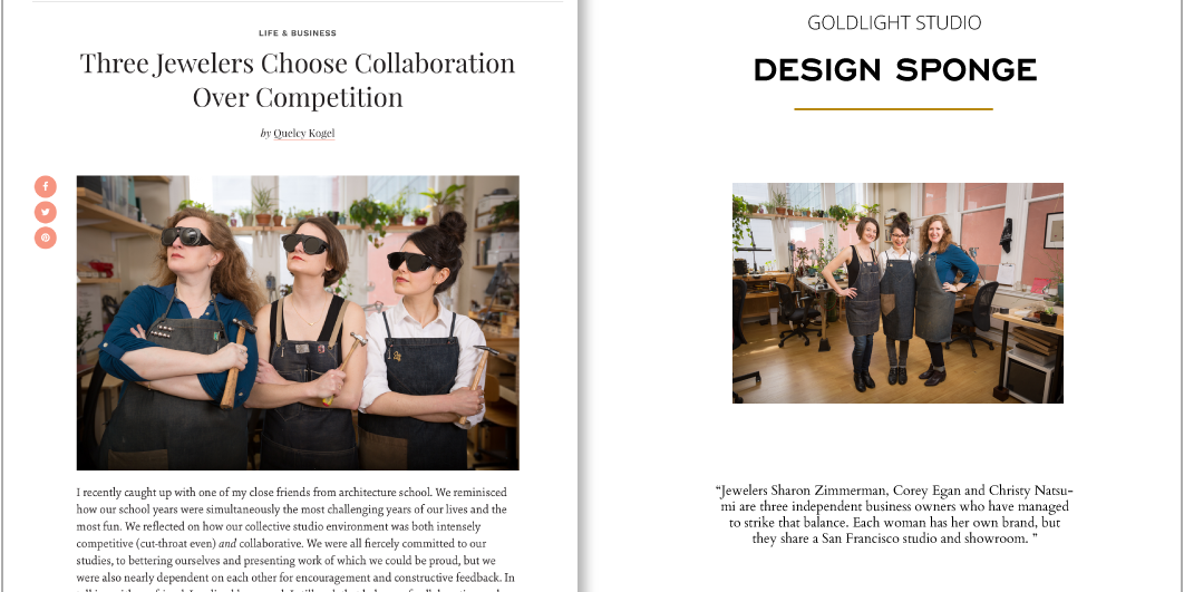 Corey Egan Studio on Design Sponge 2017