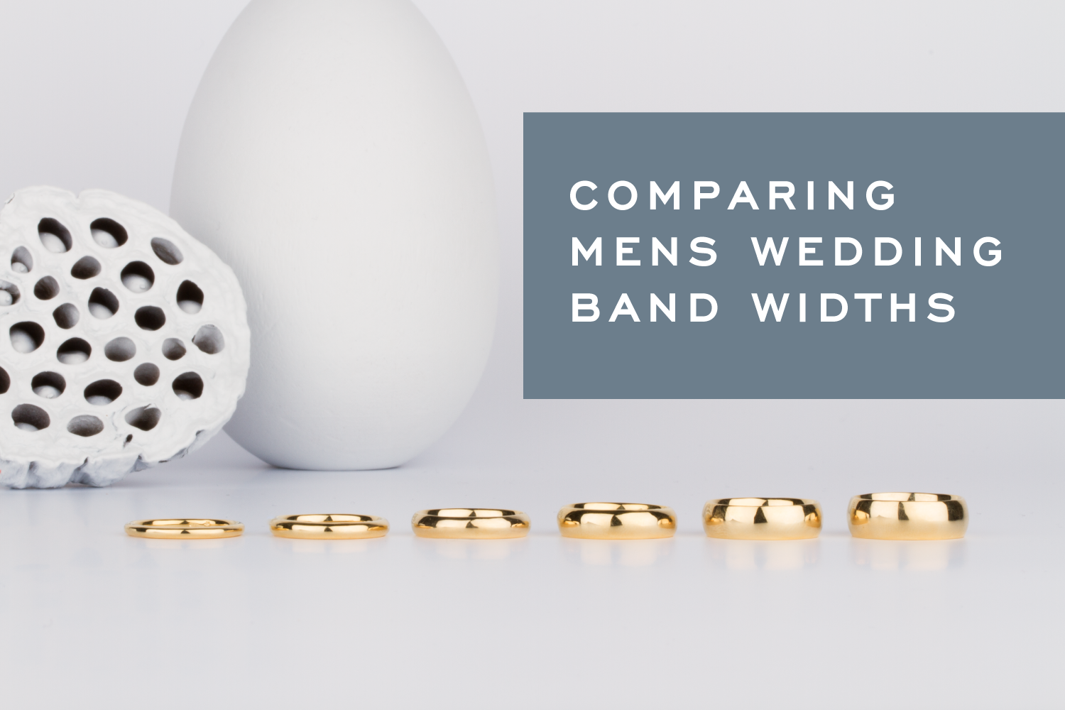 Comparing Mens Wedding Band Widths by Millimeter by Corey Egan