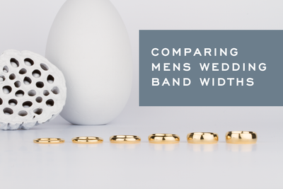 Comparing Mens Wedding Band Widths