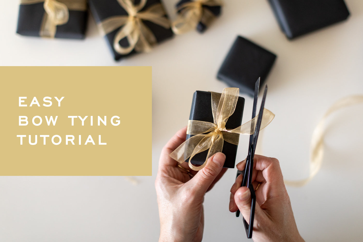 Easy Bow Tying Tutorial