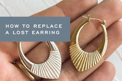HOW TO REPLACE A LOST EARRING