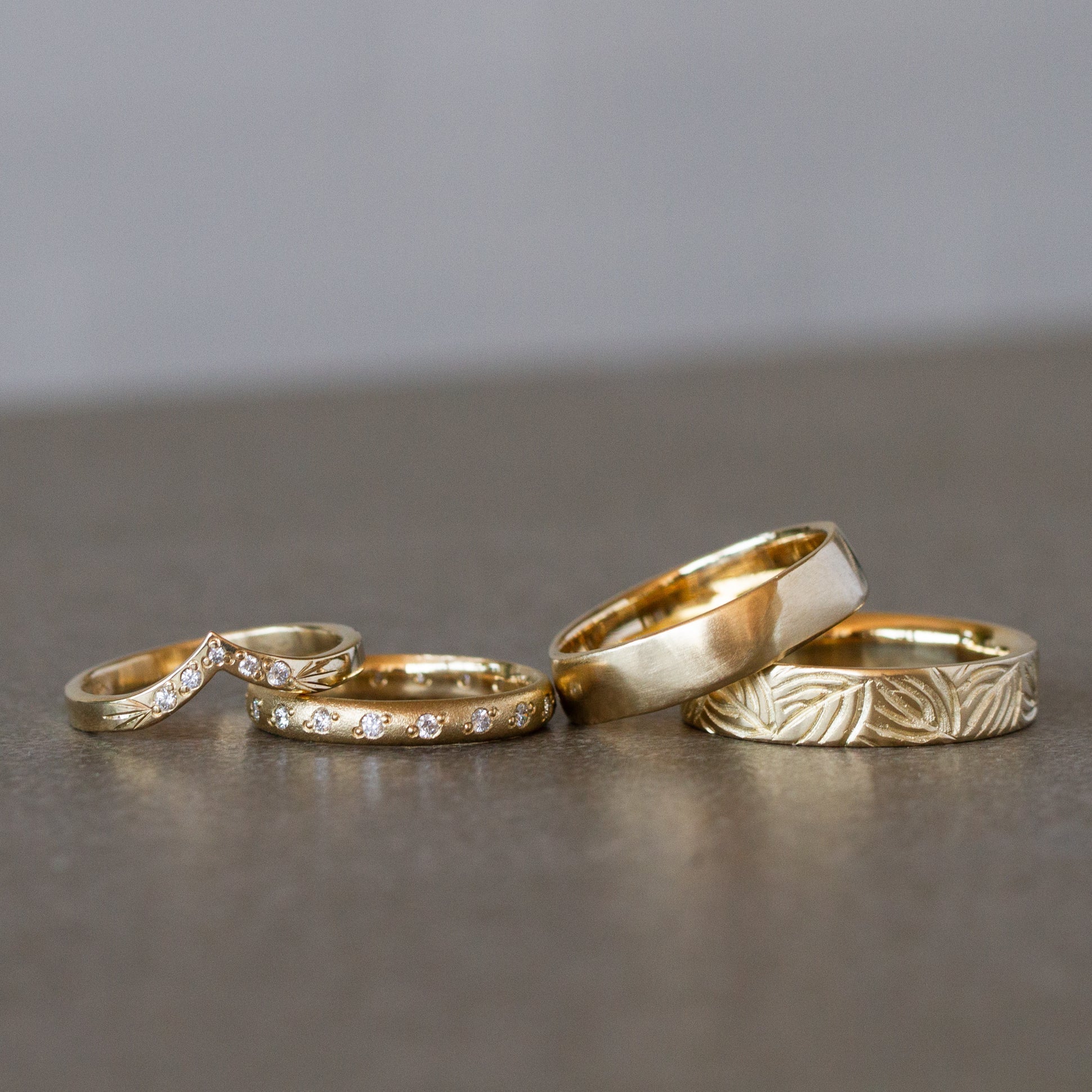 4 New Wedding Bands That Perfectly Balance Elegant and Rustic