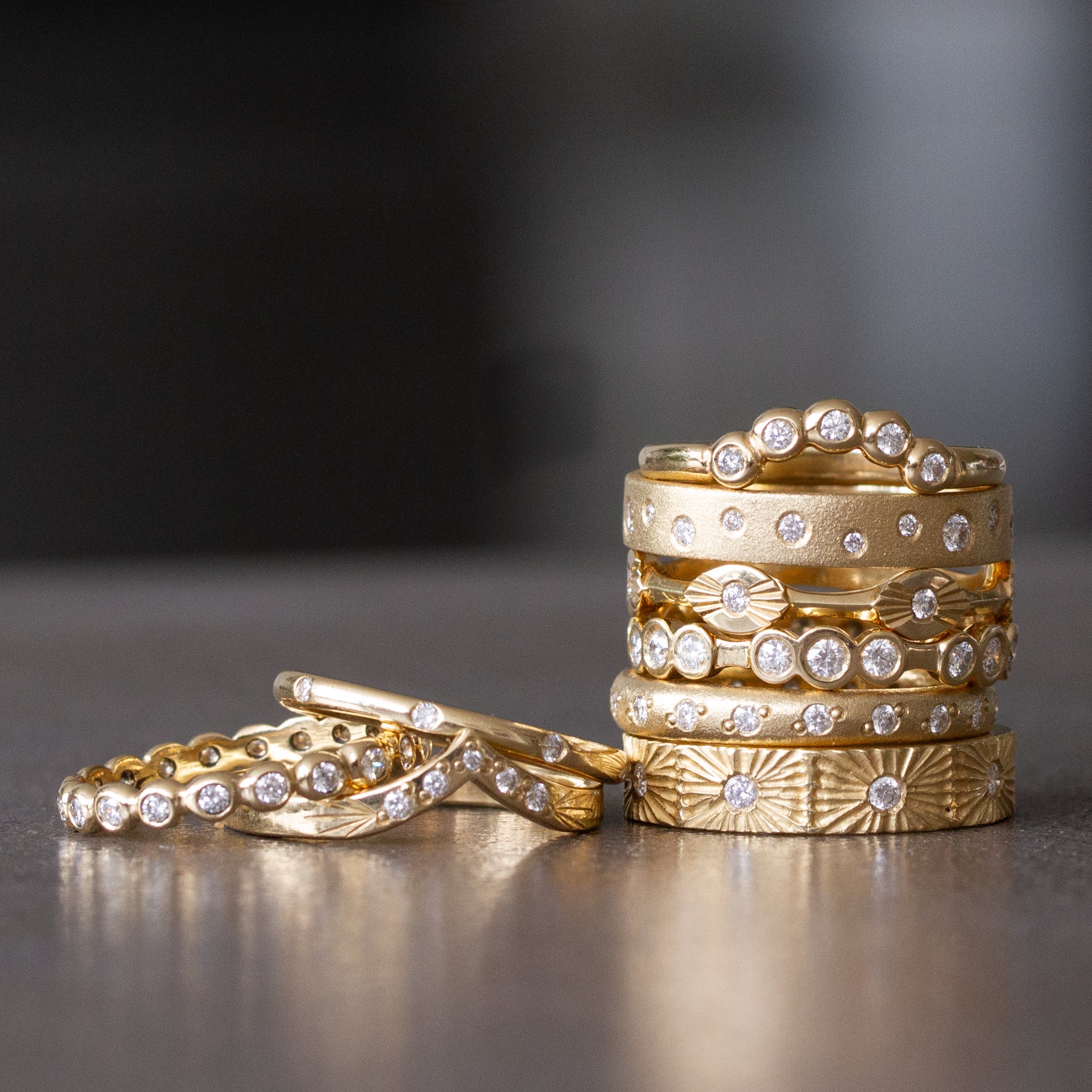 4 Ideas for the perfect ring stack