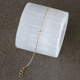 Micro Aurora Chain Bracelet with Diamond in Yellow Gold