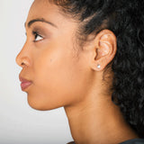 Silver Aspen Stud Earrings