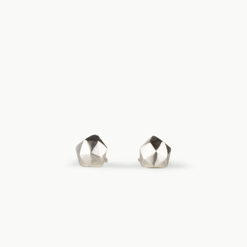 Silver Micro Fragment Stud Earrings
