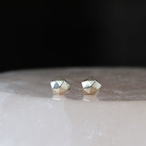 Silver Micro Fragment Stud Earrings