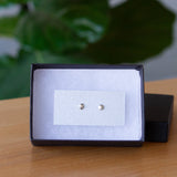 Silver Micro Fragment Stud Earrings