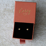 Gold Micro Fragment Stud Earrings