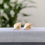 Gold Aspen Stud Earrings