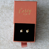 Gold Aspen Stud Earrings