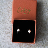 Silver Aspen Stud Earrings