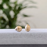 Gold Ladybug Studs
