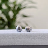 Silver Ladybug Studs