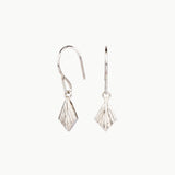 Flame Silver Dangle Earrings