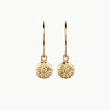 Small Lucia Gold Dangle Earrings