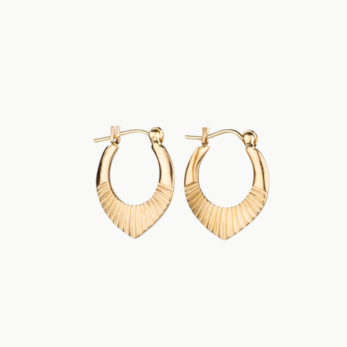 Gold Small Helios Hoops