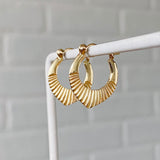 Gold Small Helios Hoops