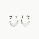 Silver Small Helios Hoops
