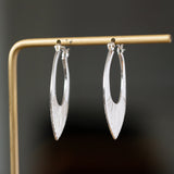Silver Medium Helios Hoops