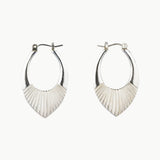 Silver Medium Helios Hoops