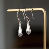 Silver Crystal Fragment Earrings