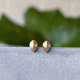 Yellow Gold Dewdrop Studs