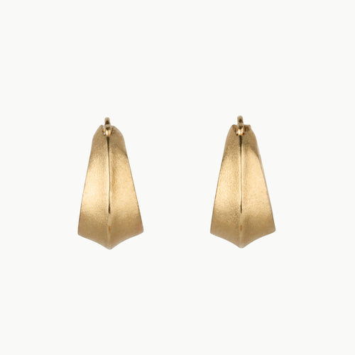 Gold Morph Huggie Hoops