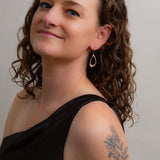 Wake Earrings in Gold