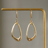 Wake Earrings in Gold