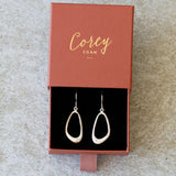 Wake Earrings in Silver