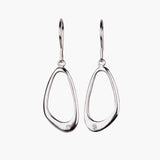 Wake Earrings in Silver