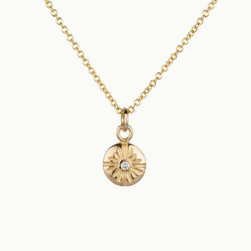 Gold Small Lucia Diamond Necklace