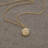 Gold Large Lucia Diamond Necklace