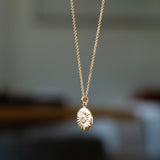 Gold Large Lucia Diamond Necklace