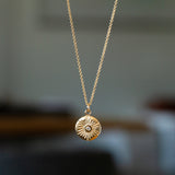 Gold Large Lucia Diamond Necklace
