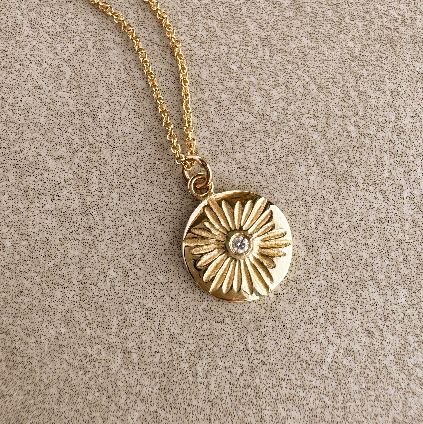 Gold Large Lucia Diamond Necklace