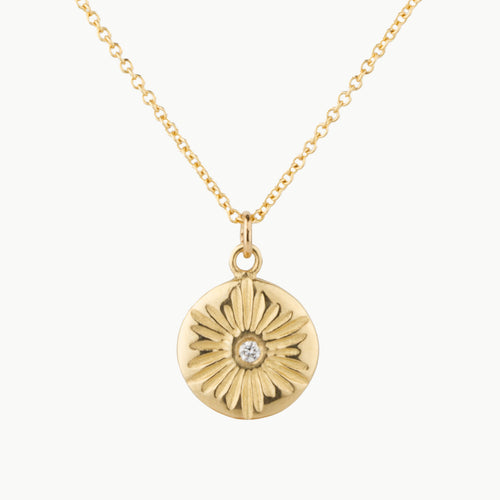 Gold Large Lucia Diamond Necklace