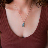 Labradorite Silver Theia Necklace #20