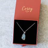 Labradorite Silver Theia Necklace #20