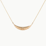 Gold and Diamond Icarus Necklace
