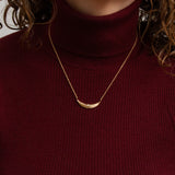 Gold and Diamond Icarus Necklace