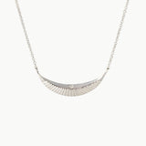 Silver and Diamond Icarus Necklace