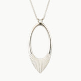 Silver Large Helios Necklace