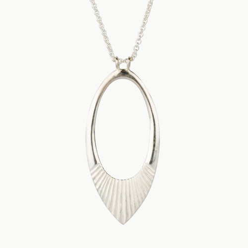 Silver Large Helios Necklace